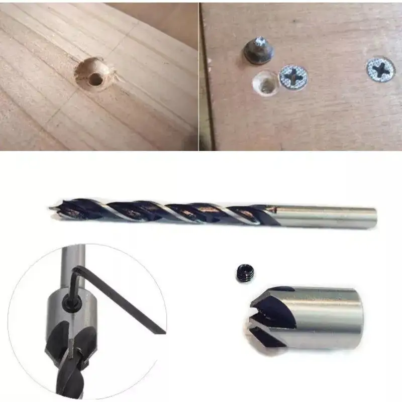 Set 7 burghie laserline cu zencuitor-limitare profunzime