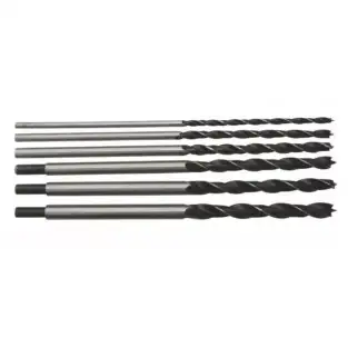 Set 6 burghie lungi pentru lemn, 6-14 mm