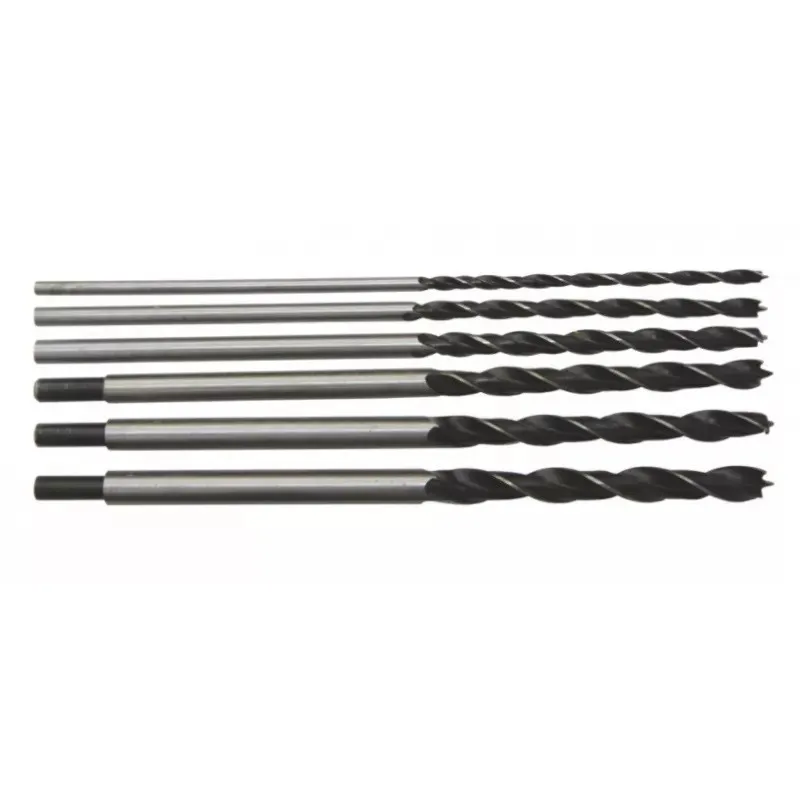 Set 6 burghie lungi pentru lemn, 6-14 mm