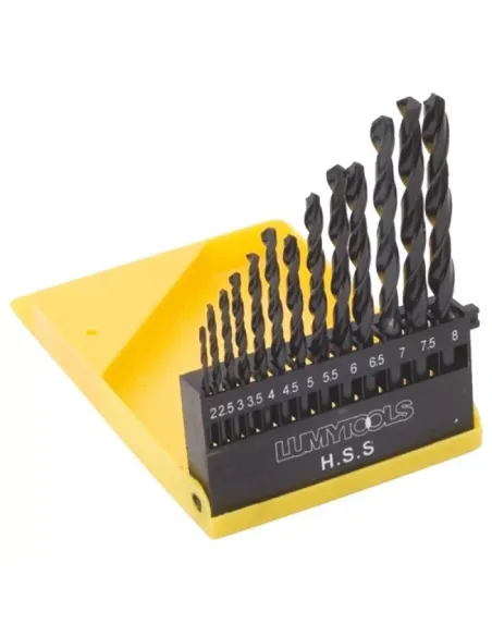 Set 13 burghie 2 - 8mm negre hss metal