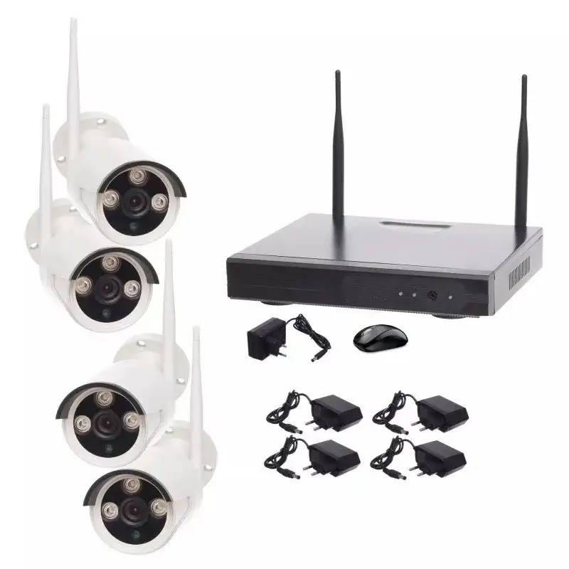 kit supraveghere smart gadget, kit nvr + 4 camere