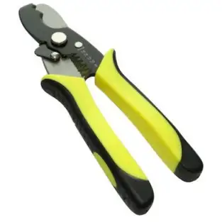 Cleste de taiat cabluri si fire portocaliu , 8", 20 mm