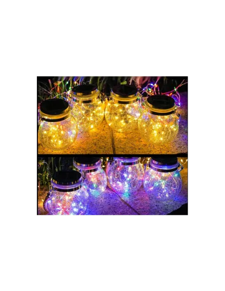 Lampa solara cu LED model glob 11.5 x 14 x 8 cm