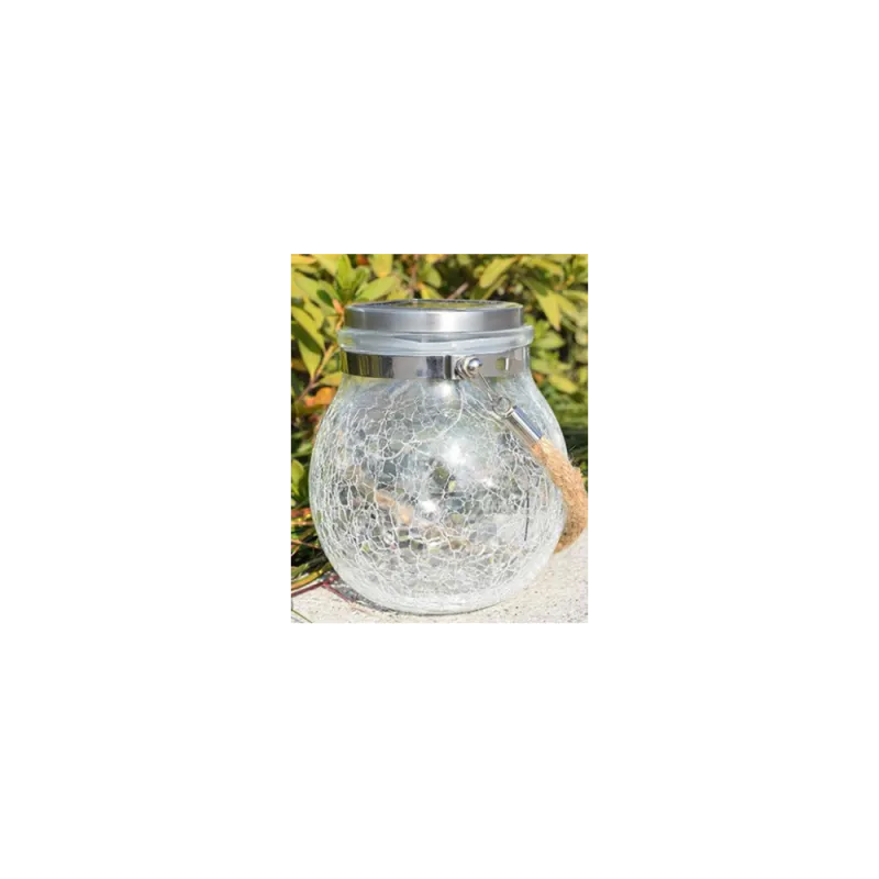 Lampa solara cu LED model glob 11.5 x 14 x 8 cm