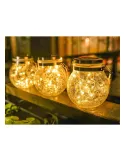 Lampa solara cu LED model glob 11.5 x 14 x 8 cm