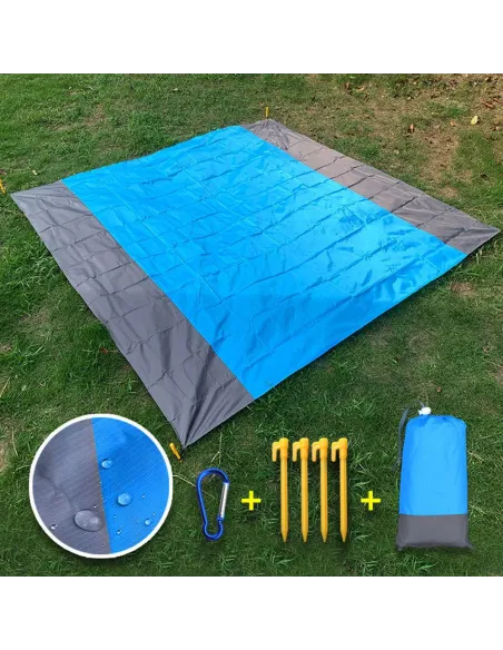 Covor impermeabil pentru plaja sau camping