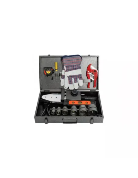 Trusa lipit tevi PPR 2000W + 6 Bacuri , Ciocan electric polipropilena