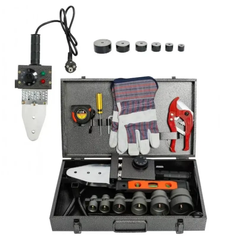 Trusa lipit tevi PPR 2000W + 6 Bacuri , Ciocan electric polipropilena