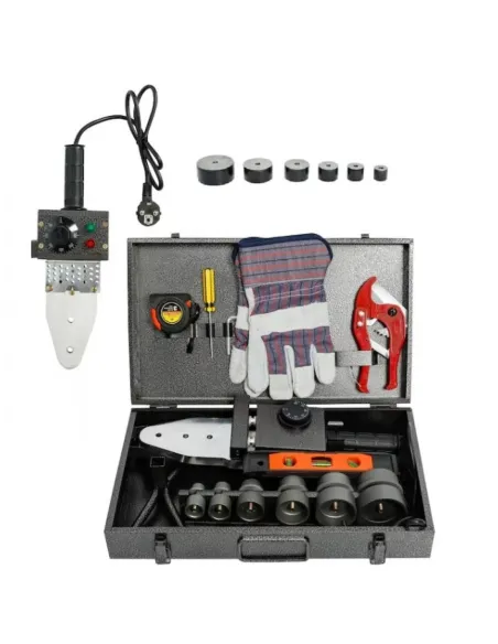 Trusa lipit tevi PPR 2000W + 6 Bacuri , Ciocan electric polipropilena