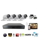 kit supraveghere smart gadget, kit nvr + 4 camere
