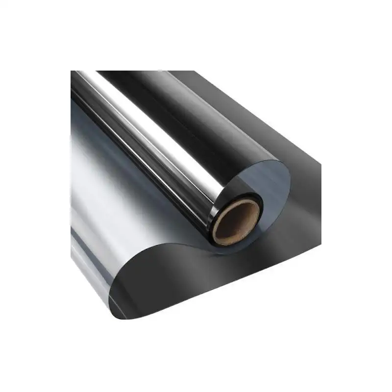 Folie protectie solara pentru geamuri interioare, cu efect de oglinda, UV, 60x300cm