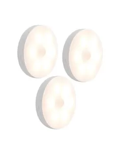 Set 3 x Lampa de veghe cu inductie, incarcare USB