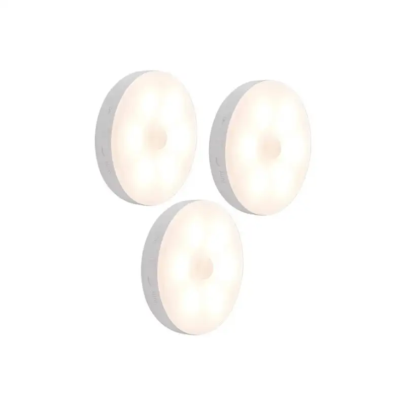 Set 3 x Lampa de veghe cu inductie, incarcare USB