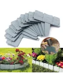 Set 20 x Bordura din plastic cu aspect de piatra