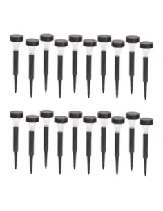 Set 20 lampi solare pentru gradina, IP 44, H 30 cm