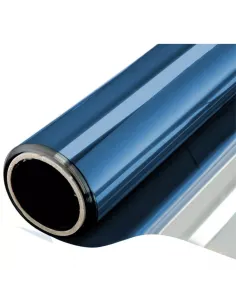 Folie protectie solara pentru geamuri interioare, cu efect de oglinda, UV, 60x300cm 2