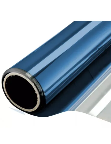 Folie protectie solara pentru geamuri interioare, cu efect de oglinda, UV, 60x300cm