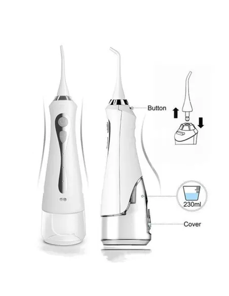 Irigator bucal portabil, 3 moduri de lucru, 1800 mAh, 230 ml