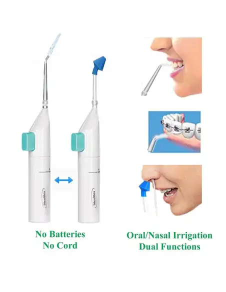 1+1 Gratis: Aparat curatare interdentara irigator