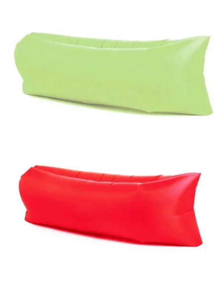 Saltea Gonflabilă Tip Lazy Bag cu Umflare prin Aer
