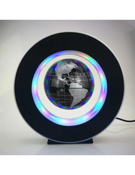 Glob anti gravitational plutitor-magnetic cu lumini LED si Harta Lumii
