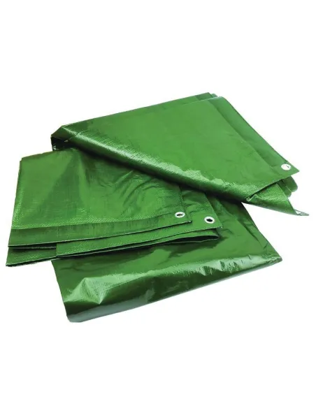 PRELATA CU INELE 120 G/MP, 4X 5 M, VERDE