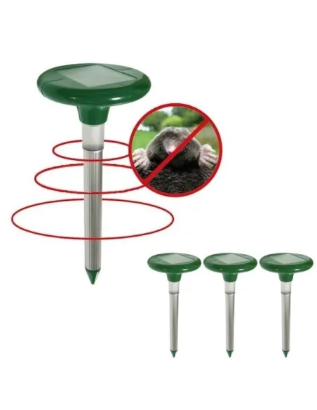 Set 3 x Dispozitiv solar pentru alungat cartite