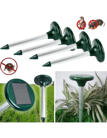 Set 3 x Dispozitiv solar pentru alungat cartite