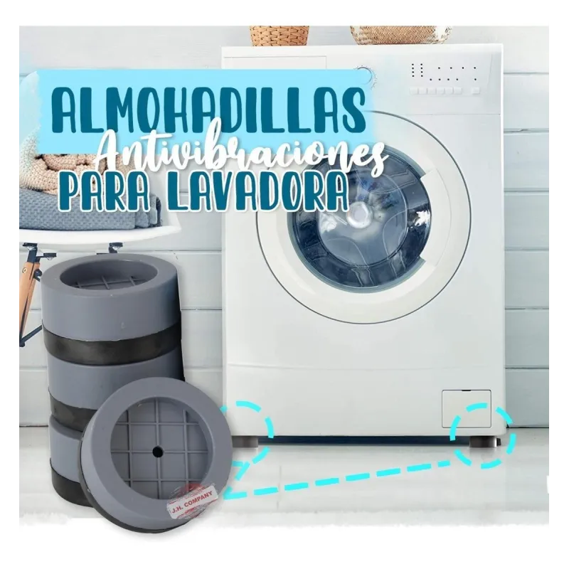 Set 8 x Picioruse antivibratie pentru masina de spalat