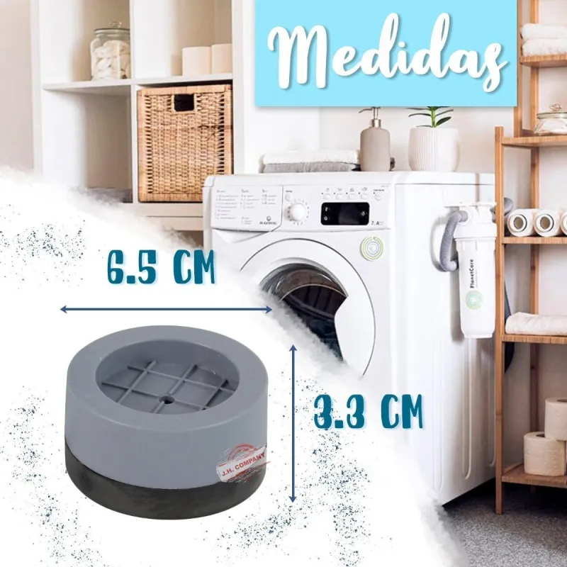 Set 8 x Picioruse antivibratie pentru masina de spalat