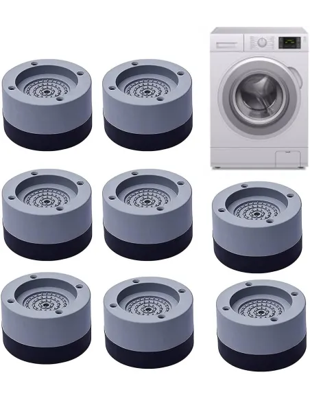 Set 8 x Picioruse antivibratie pentru masina de spalat