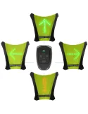 Vesta reflectorizanta cu semnalizare led pentru biciclisti