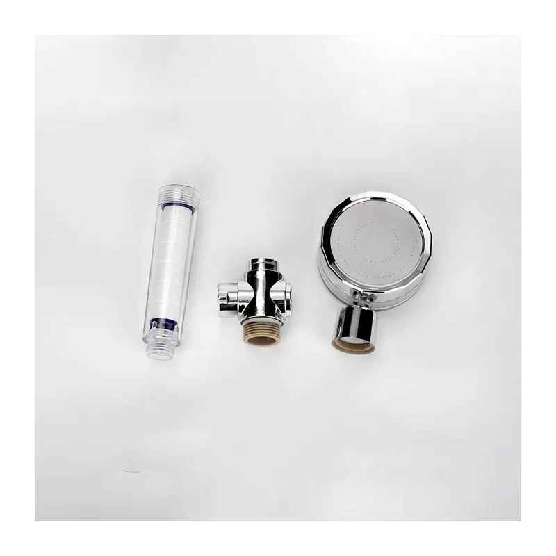 Cap de dus turbo pro, cu elice pentru presiune apa, buton on/off