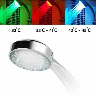 Cap de dus cu led colorat