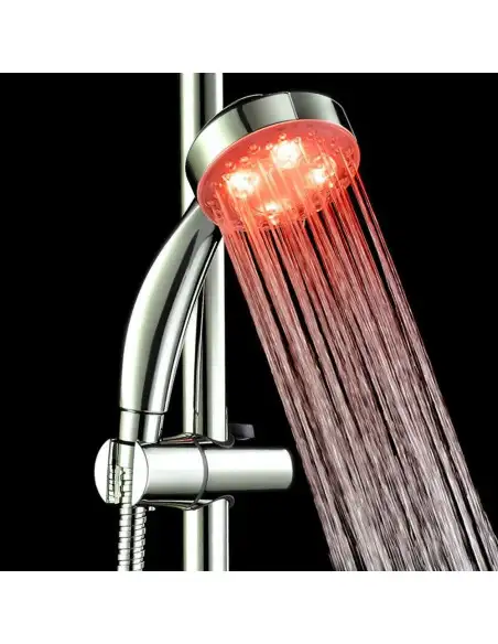 Cap de dus cu led colorat