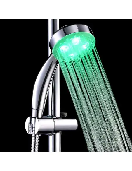 Cap de dus cu led colorat