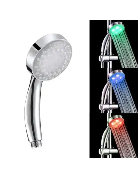 Cap de dus cu led colorat