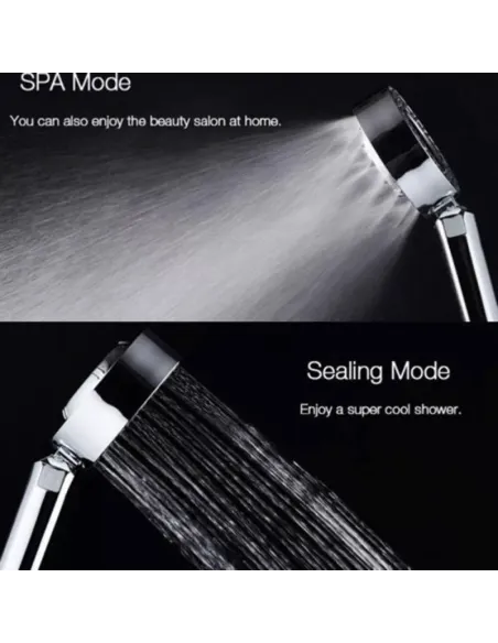 Cap de dus multifunctional cu recipient pentru