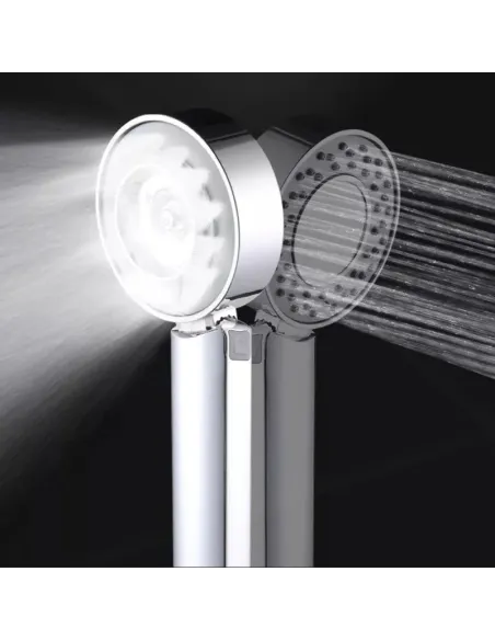 Cap de dus multifunctional cu recipient pentru