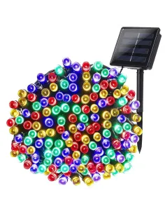 Set 2 x Instalatie LED pentru exterior cu incarcare solara, multicolor 2