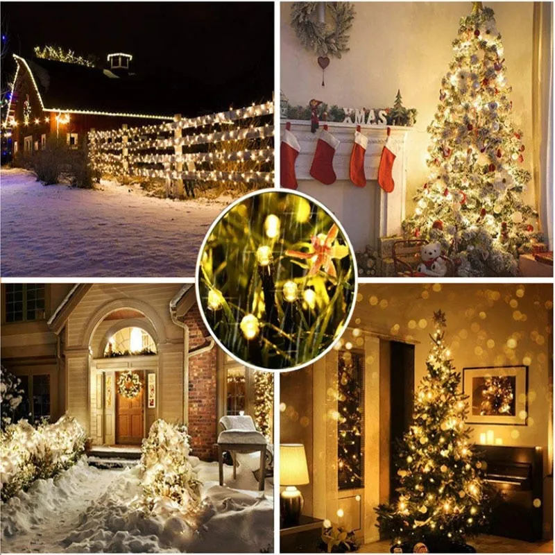 Set 2 x Instalatie LED pentru exterior cu incarcare solara