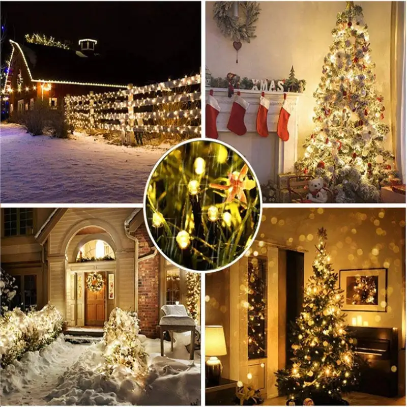 Set 2 x Instalatie LED pentru exterior cu incarcare solara