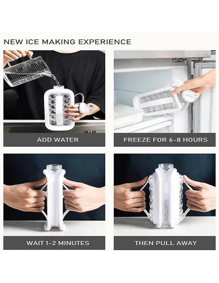 Sticla 2 in 1 portabila pentru gheata si bauturi