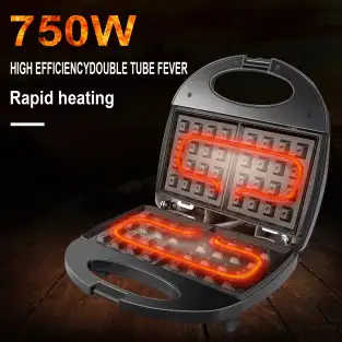 Aparat de facut waffe, Sonifer, 750W 2