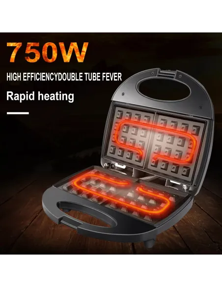 Aparat de facut waffe, Sonifer, 750W