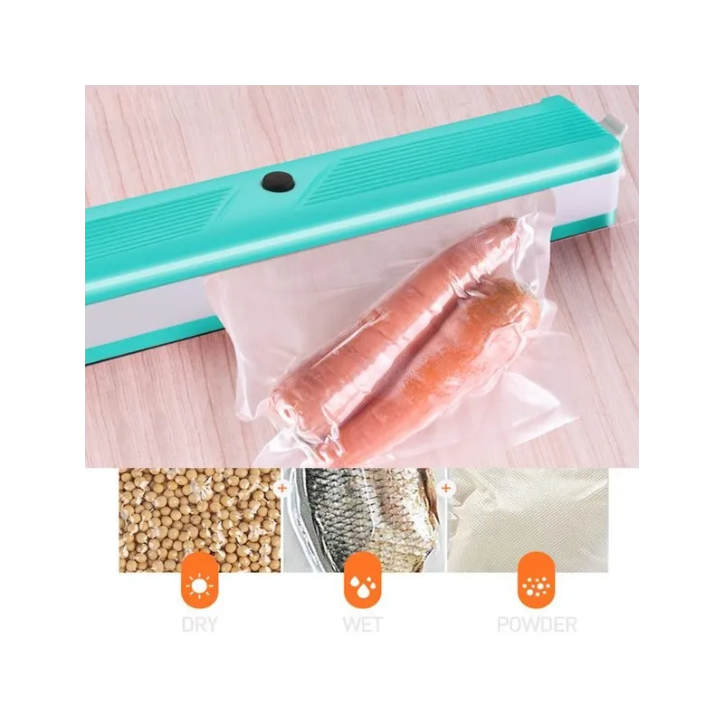 Aparat pentru sigilat si vidat pungi alimente, 2 moduri functionare