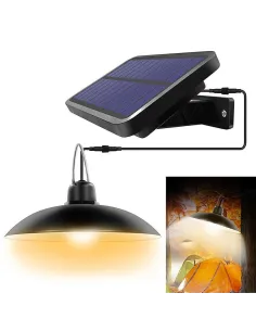 Lampa solara 16 LED-uri cu abajur
