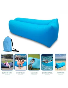 Pachet promotional Hamac multicolor + Sezlong Portabil Lazy Bed 2