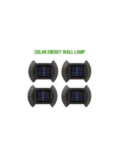 Set 4 Lampi Solare cu senzor cu lumina bidirectionala, rezistenta la apa 2
