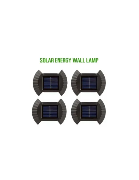 Set 4 Lampi Solare cu senzor cu lumina bidirectionala, rezistenta la apa